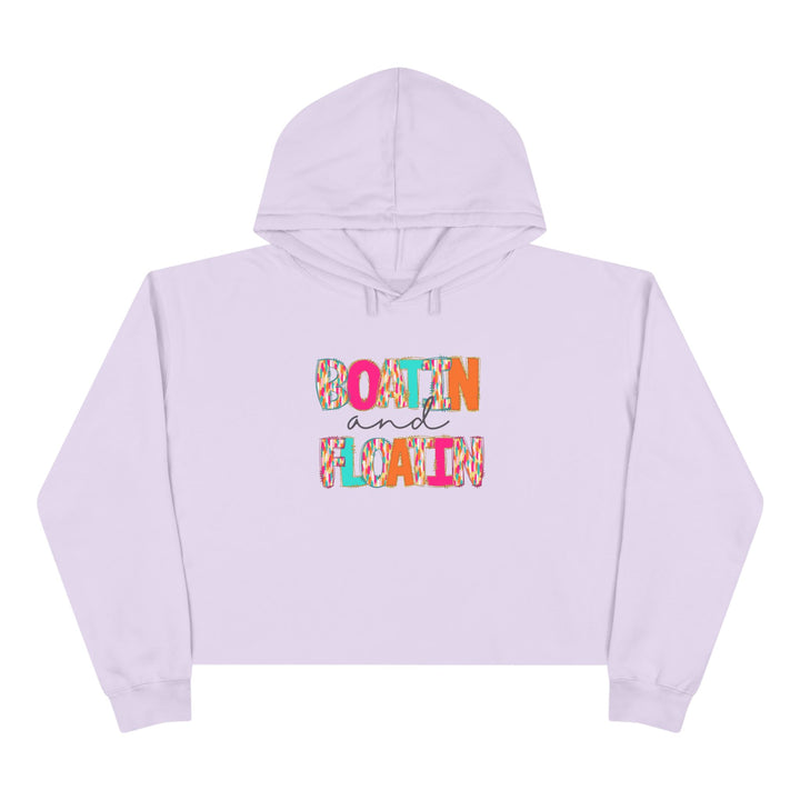 Boatin & Floatin - Crop Hoodie
