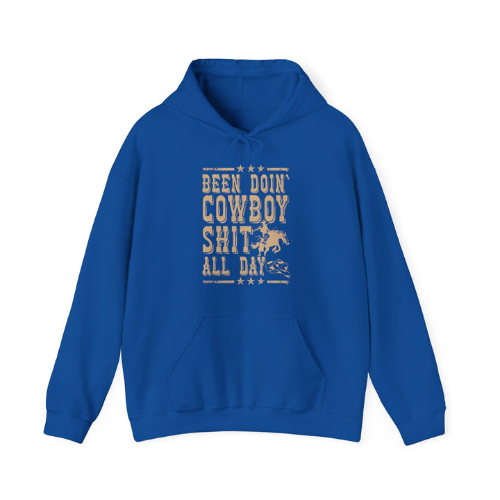 Been Doin' Cowboy Sh*t - Unisex Heavy Blend™ Hooded Sweatshirt
