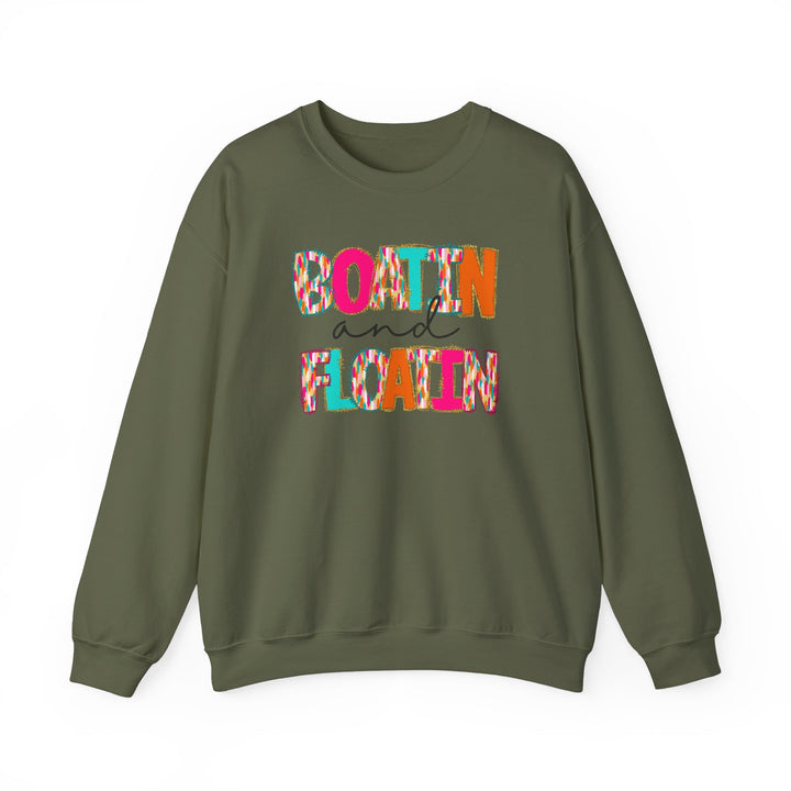 Boatin & Floatin - Unisex Heavy Blend™ Crewneck Sweatshirt