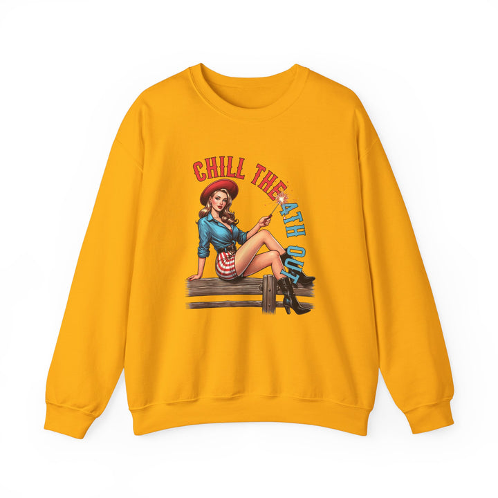 Chill The 4th Out - Unisex Heavy Blend™ Crewneck Sweatshirt