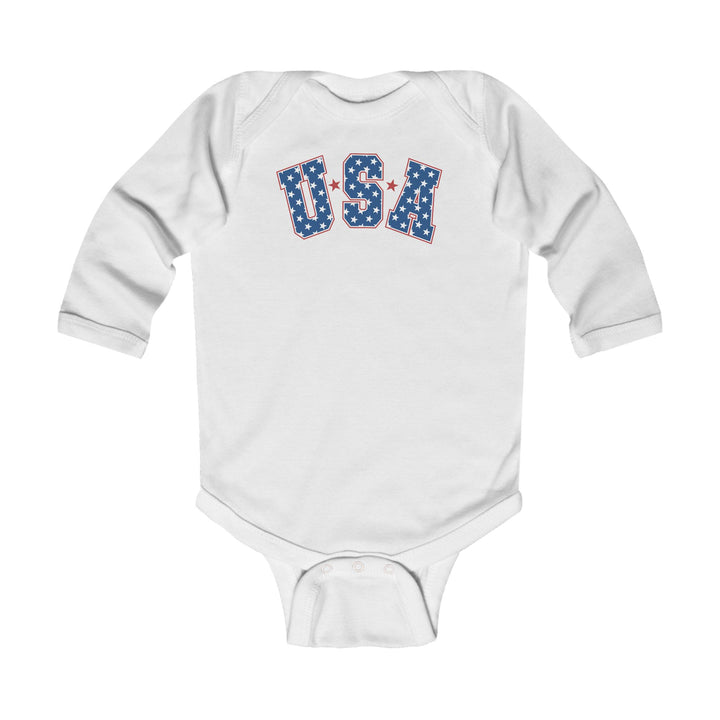 U.S.A. - Infant Long Sleeve Bodysuit