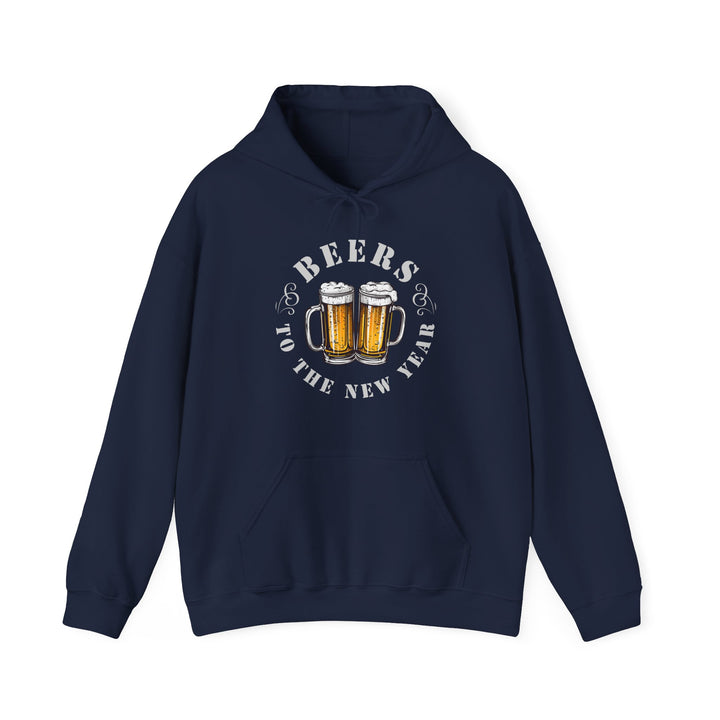Beers To The New Year - Unisex Heavy Blend™ Hooded Sweatshirt