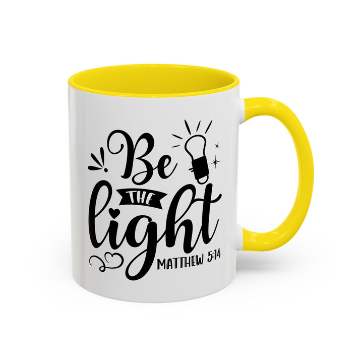 Be The light - Accent Coffee Mug (11, 15oz)