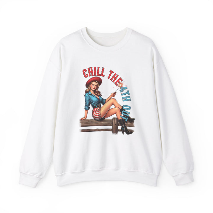 Chill The 4th Out - Unisex Heavy Blend™ Crewneck Sweatshirt