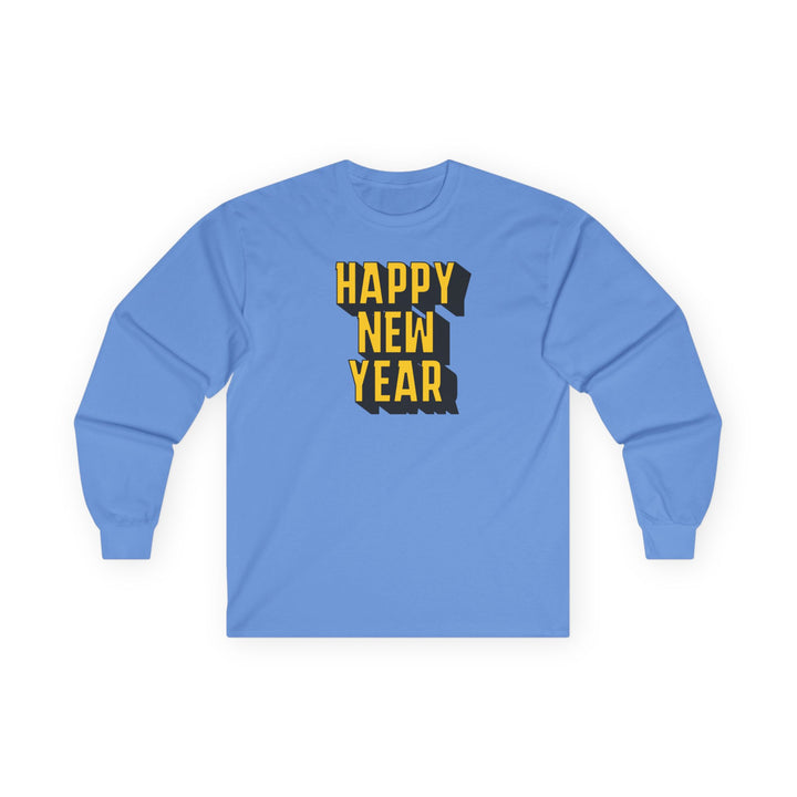 Block Happy New Year - Unisex Ultra Cotton Long Sleeve Tee