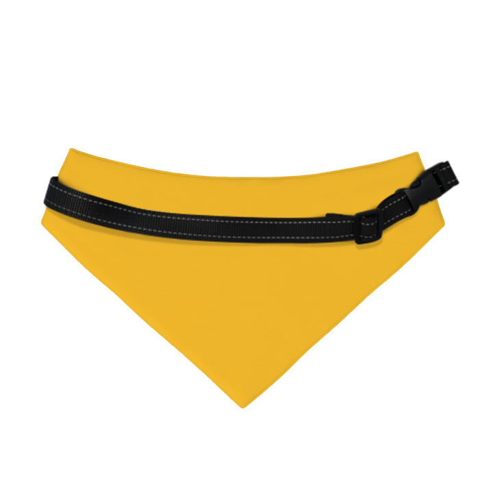 Yellow Sunflower Pattern - Dog Bandanas Double Sided with Buckle