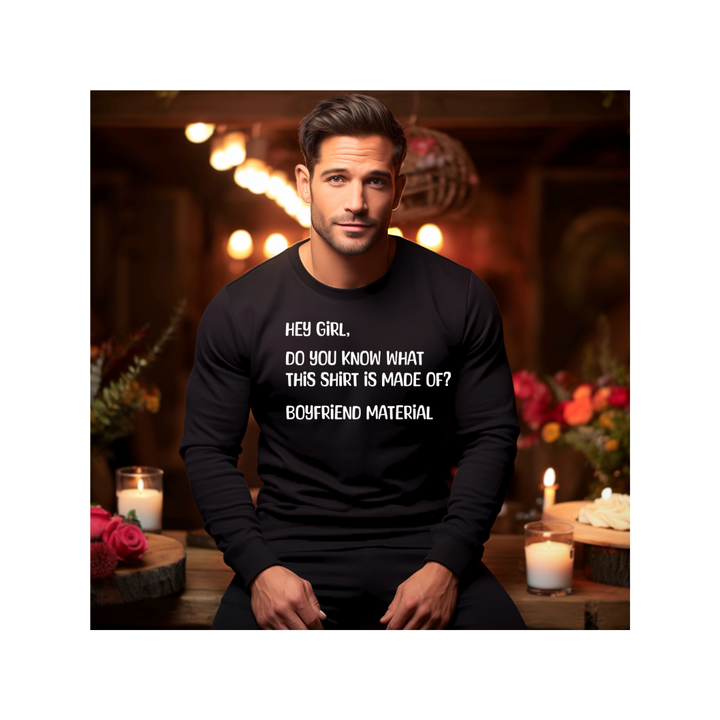 Boyfriend Material - Unisex Ultra Cotton Long Sleeve Tee