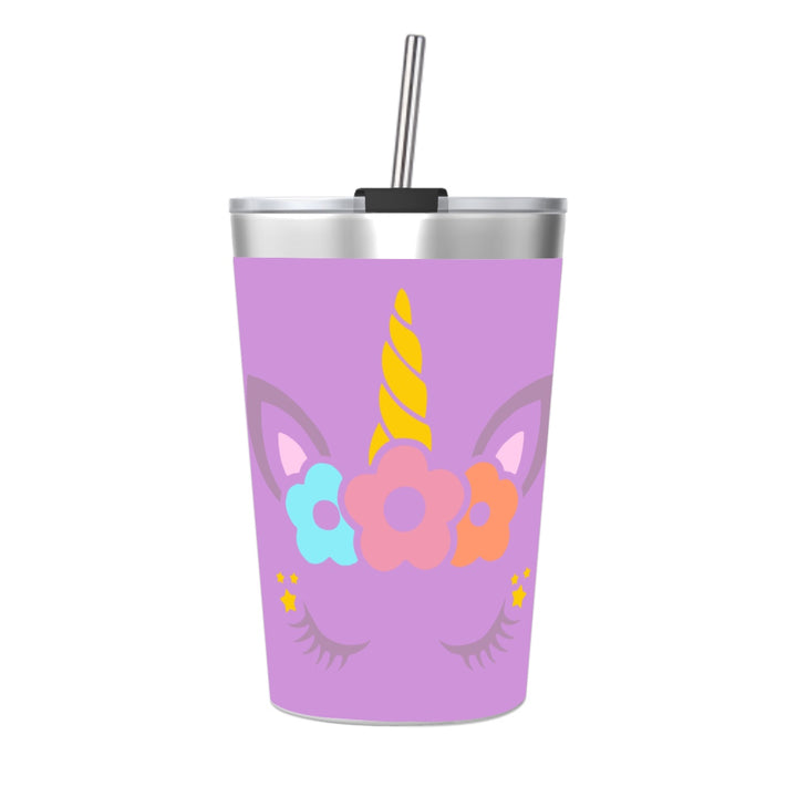 Unicorn - Stainless Steel Water Bottle With Straw