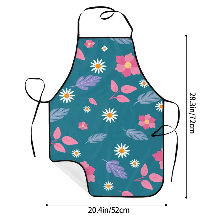 Bright Spring Pattern - Adult Apron with Pockets