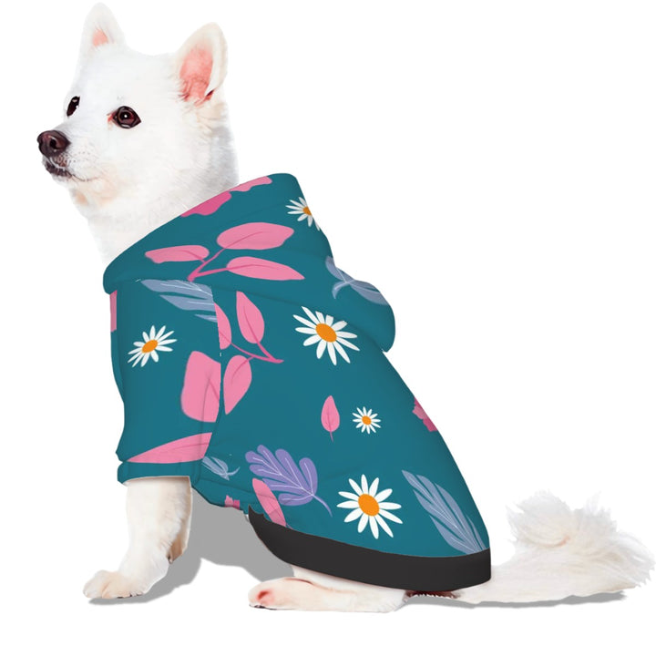 Bright Spring Pattern - Small Dog Hoodie Pet Clothes