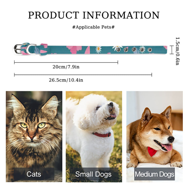 Bright Spring Pattern - Pet Collar