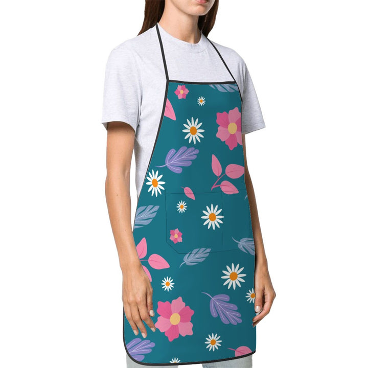 Bright Spring Pattern - Adult Apron with Pockets