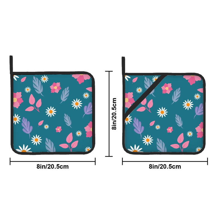 Bright Spring Pattern - Pot Holders Set of 2