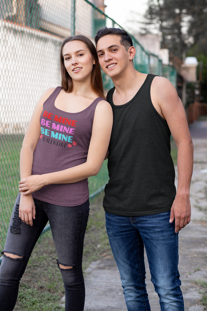 Be Mine Valentine - Women's Tri-Blend Racerback Tank