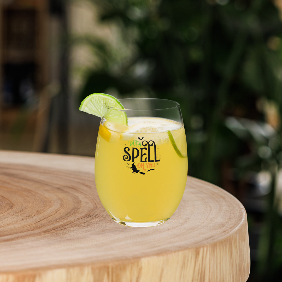 I Put A Spell On You - Stemless wine glass