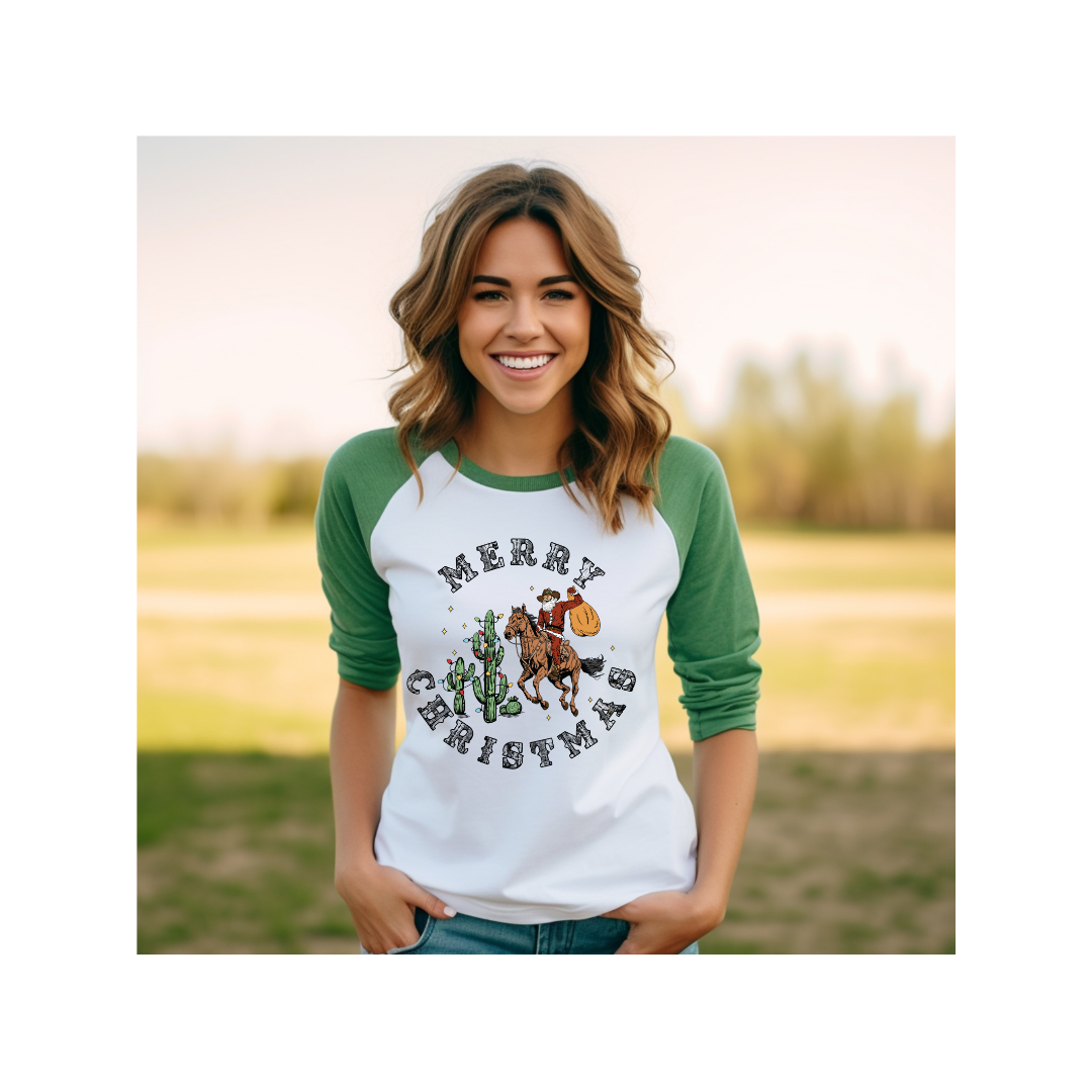 Christmas- Women's 3/4 Length Sleeve