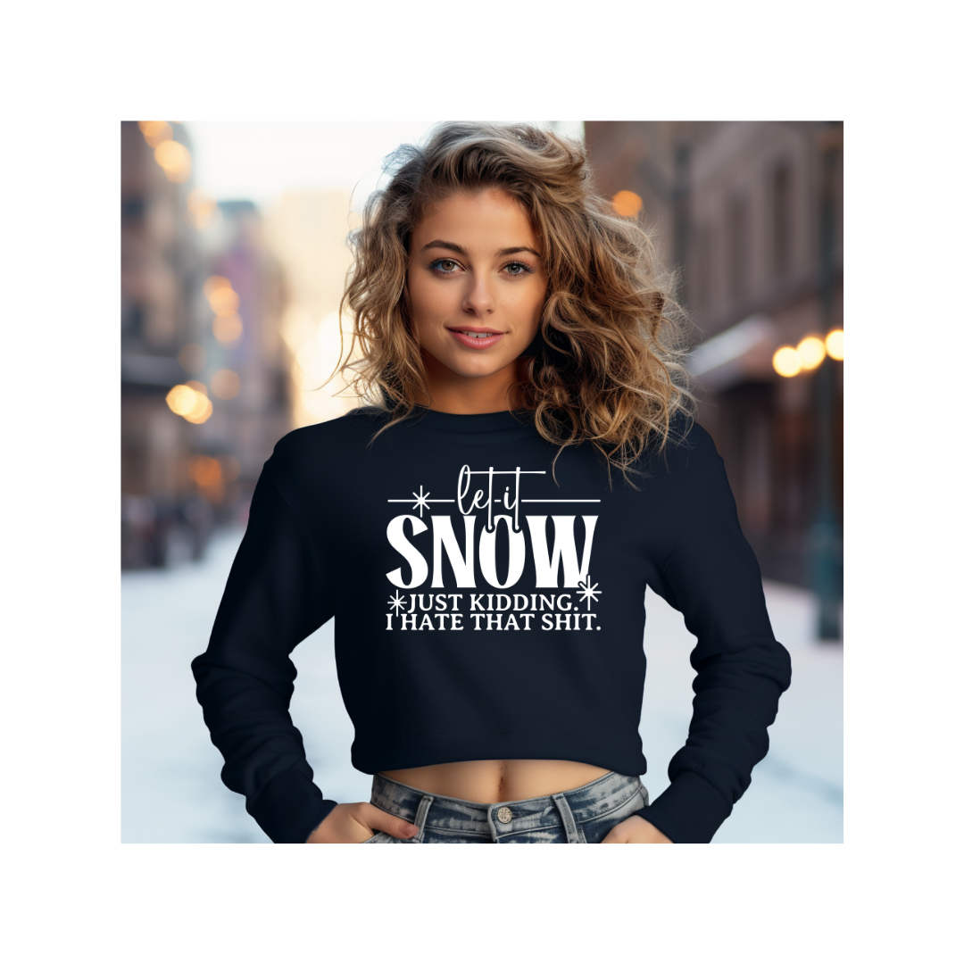 Winter- Cropped Hoodie/Sweatshirt