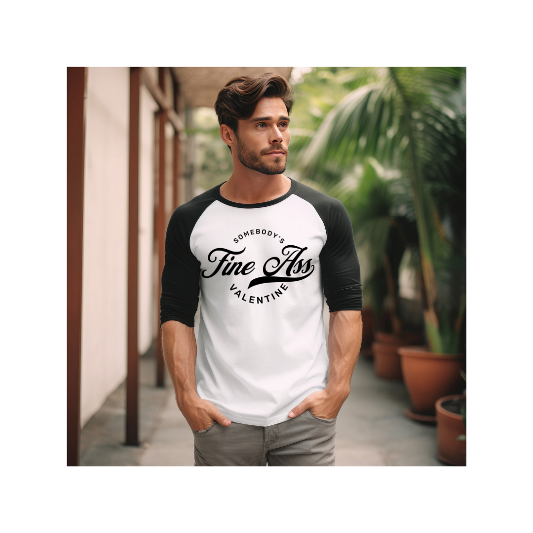 Valentines Day- Men's 3/4 Length Sleeve