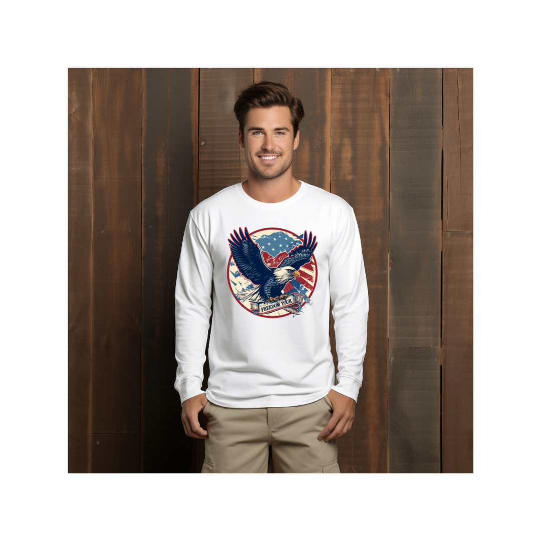 4th of July- Men's Long Sleeve