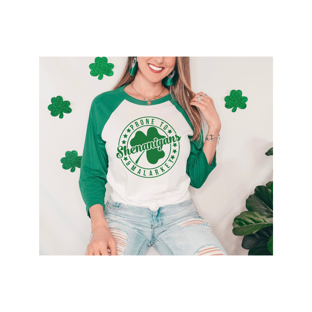 St. Patricks Day- Women's 3/4 Length Sleeve