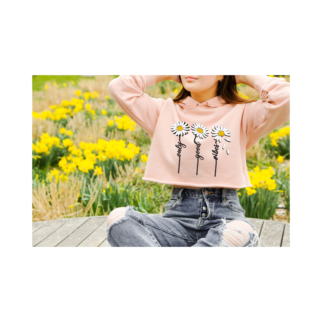 Spring- Cropped Hoodie/Sweatshirt