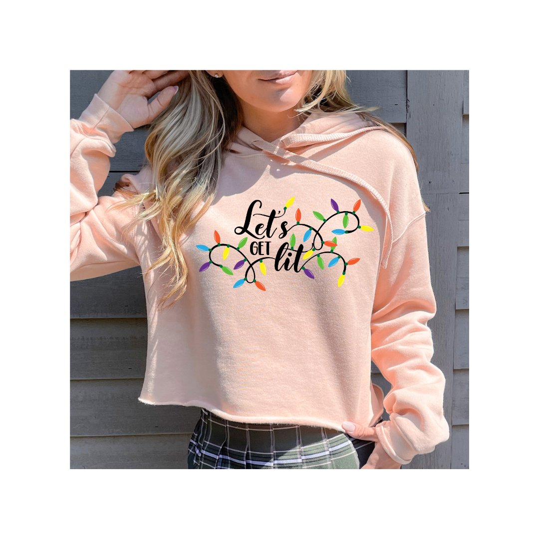 Christmas- Cropped Hoodie/Sweatshirt