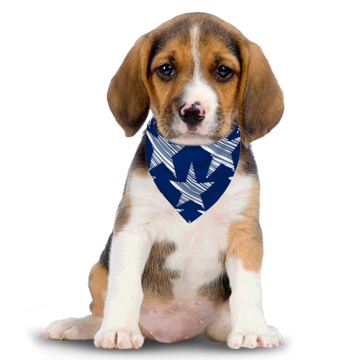 Scribble Stars - Dog Bandanas Double Sided with Buckle