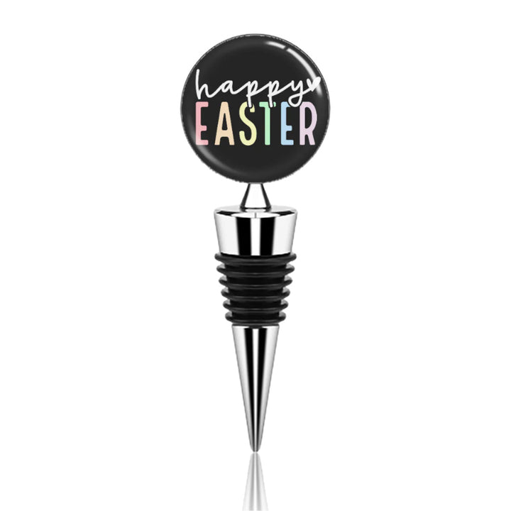 Pastel Happy Easter - Wine Bottle Stopper