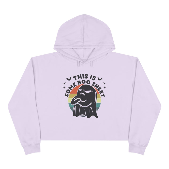 This Is Some Boo Sheet - Crop Hoodie