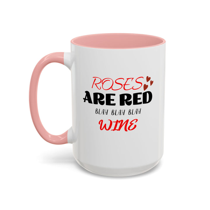 Blah Blah Blah Wine - Accent Coffee Mug (11, 15oz)