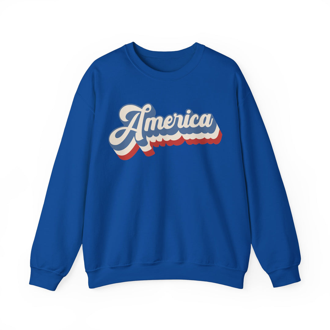 Retro America - Unisex Heavy Blend™ Crewneck Sweatshirt