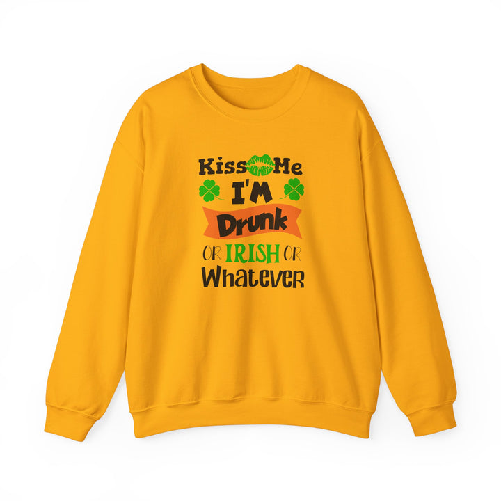 Kiss Me I'm Drunk - Unisex Heavy Blend™ Crewneck Sweatshirt