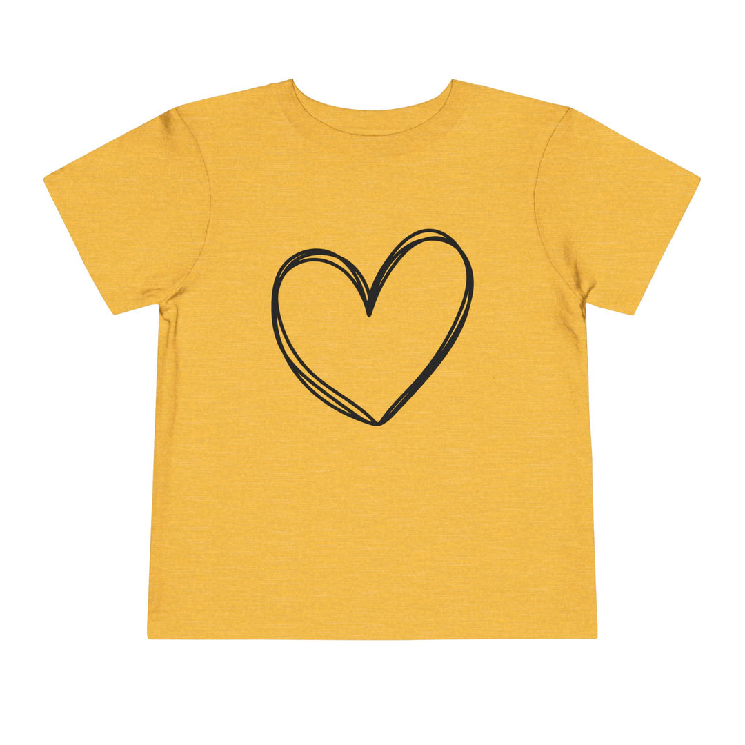 Heart - Toddler Short Sleeve Tee