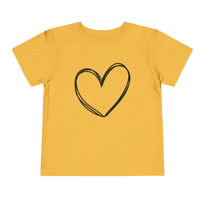 Heart - Toddler Short Sleeve Tee