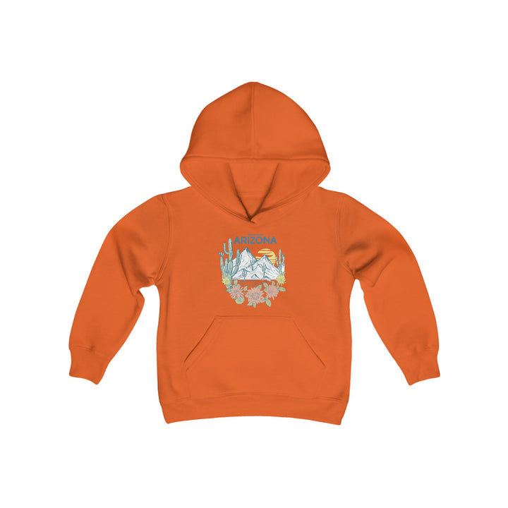 Feel The Sunset Arizona - Youth Heavy Blend Hooded Sweatshirt