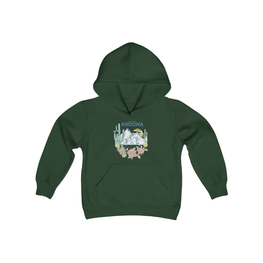 Feel The Sunset Arizona - Youth Heavy Blend Hooded Sweatshirt
