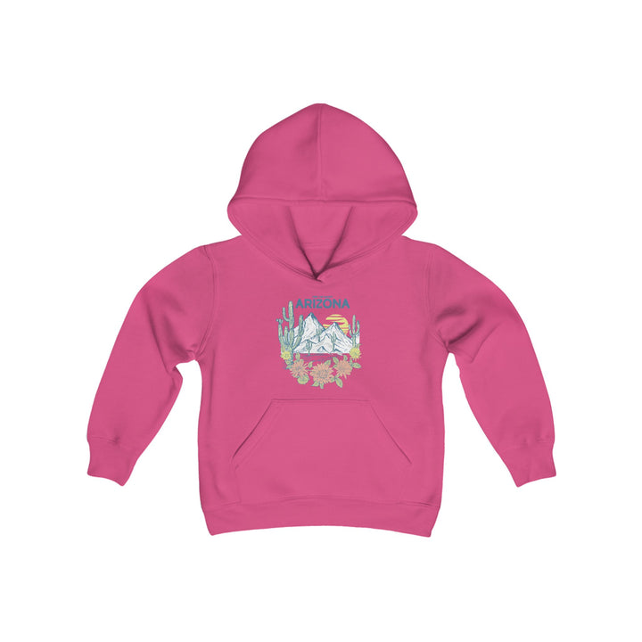 Feel The Sunset Arizona - Youth Heavy Blend Hooded Sweatshirt