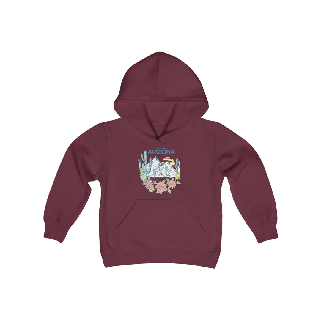 Feel The Sunset Arizona - Youth Heavy Blend Hooded Sweatshirt