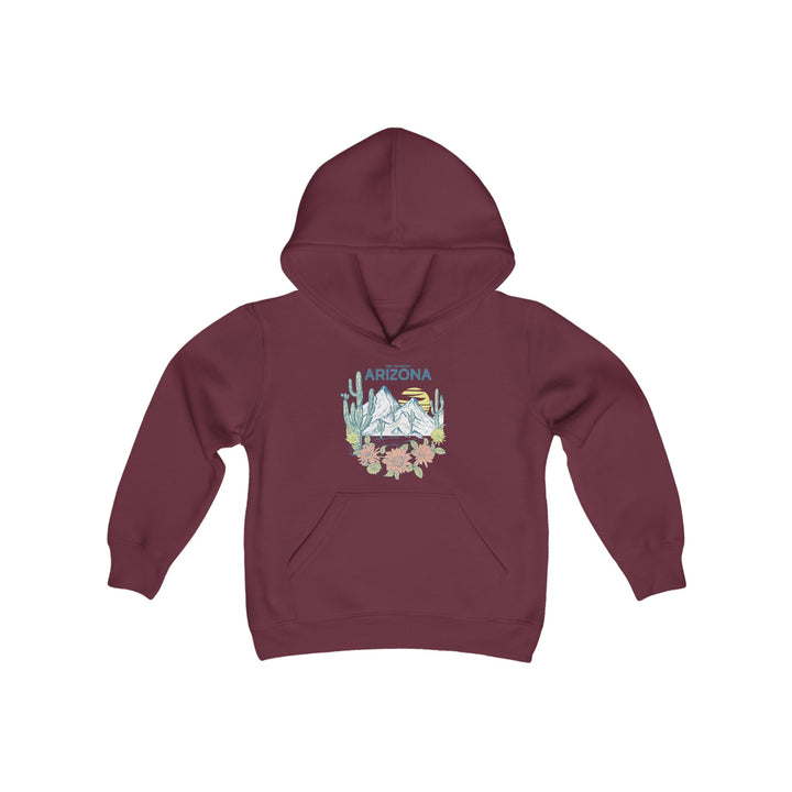 Feel The Sunset Arizona - Youth Heavy Blend Hooded Sweatshirt