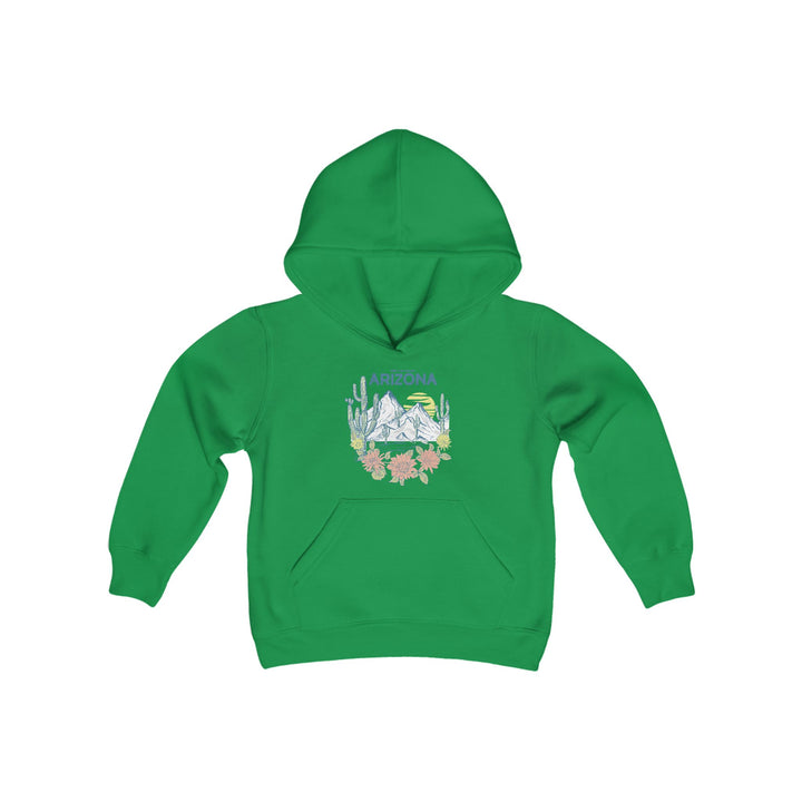 Feel The Sunset Arizona - Youth Heavy Blend Hooded Sweatshirt