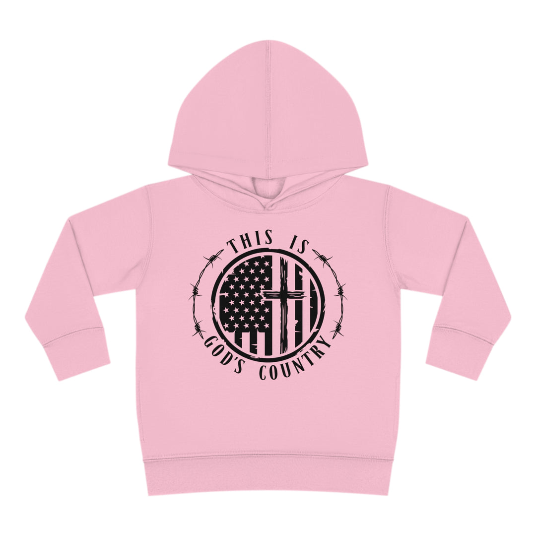 Gods Country - Toddler Pullover Fleece Hoodie