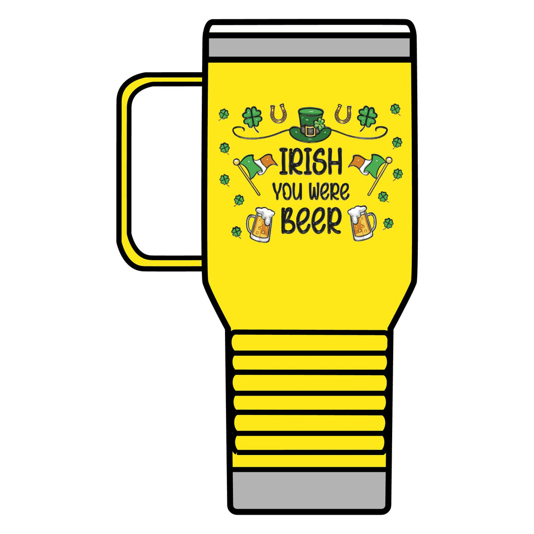 Irish You Were Beer - Travel Mug, 20oz