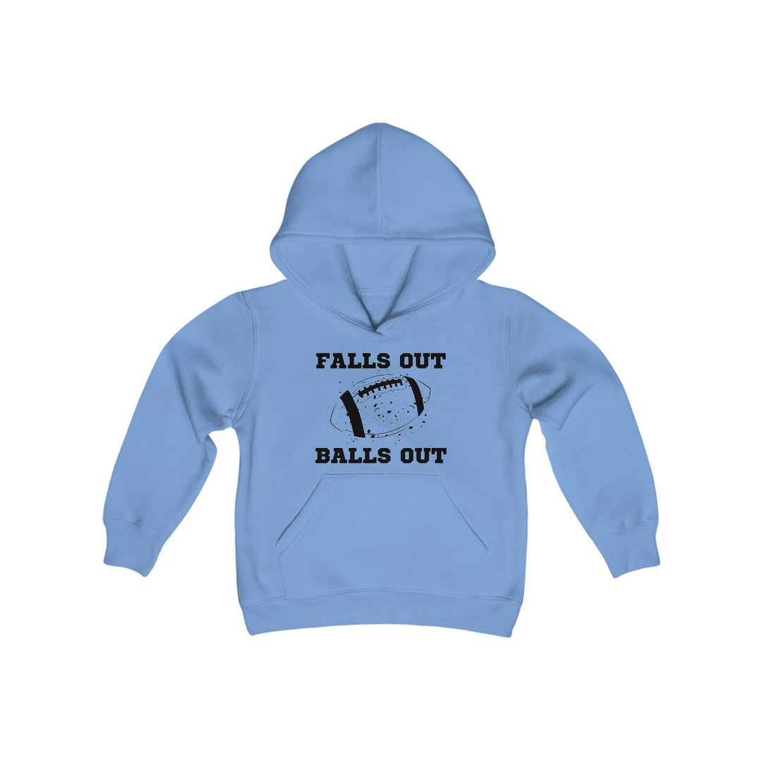 Falls Out Balls Out - Youth Heavy Blend Hooded Sweatshirt