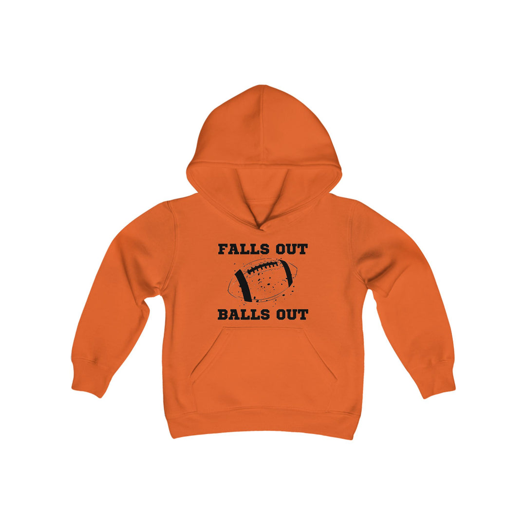 Falls Out Balls Out - Youth Heavy Blend Hooded Sweatshirt