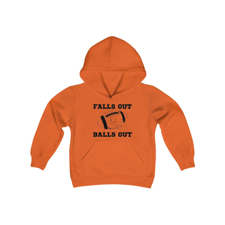 Falls Out Balls Out - Youth Heavy Blend Hooded Sweatshirt