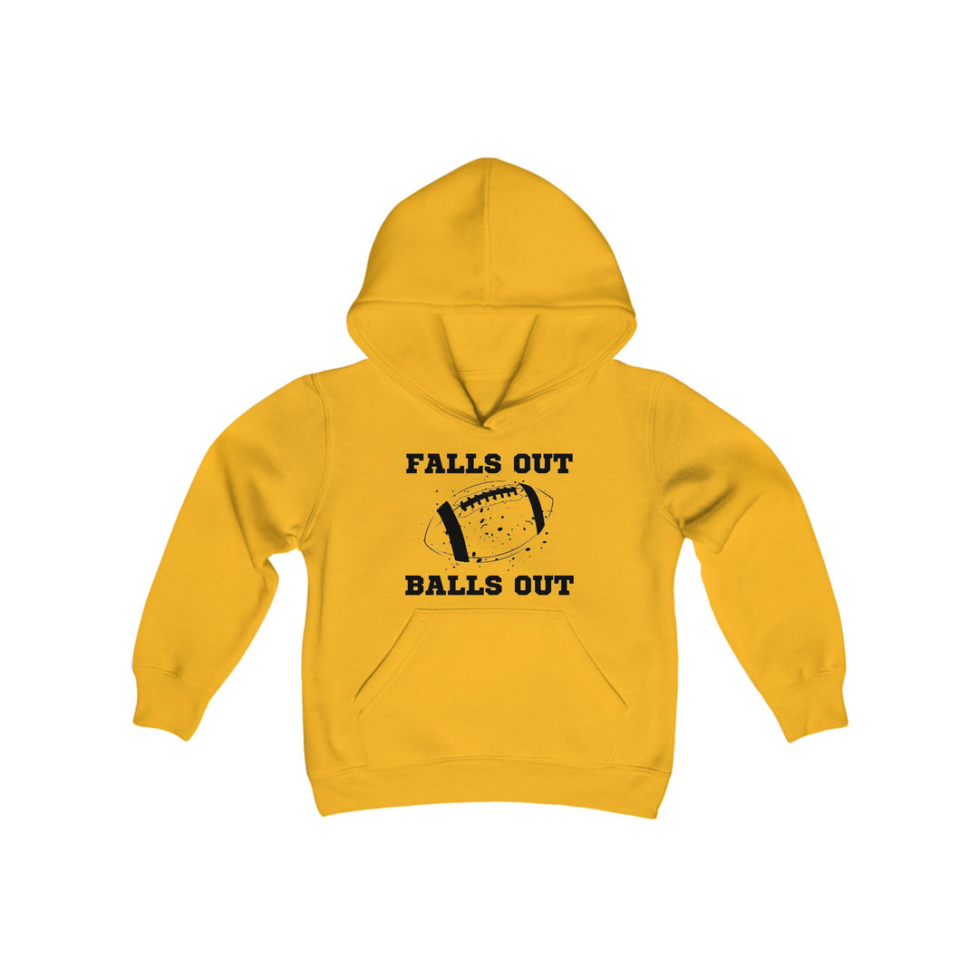 Falls Out Balls Out - Youth Heavy Blend Hooded Sweatshirt