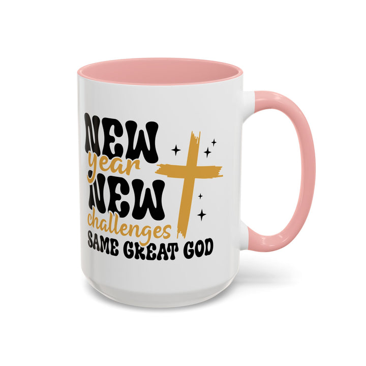 New Year Same Great God - Accent Coffee Mug (11, 15oz)