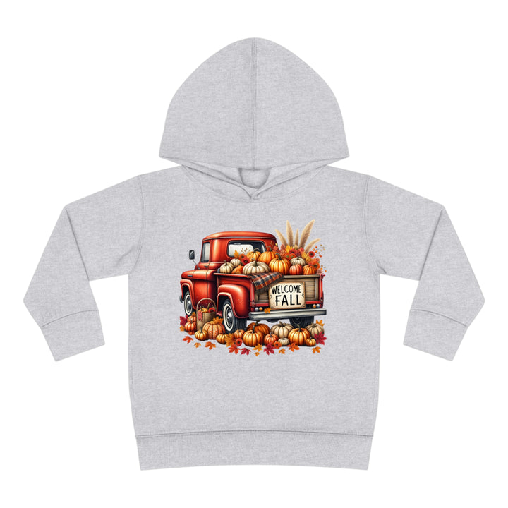 Welcome Fall - Toddler Pullover Fleece Hoodie