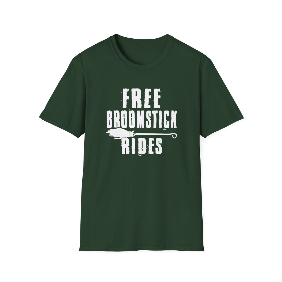 Free Broomstick Rides - Unisex Softstyle T-Shirt