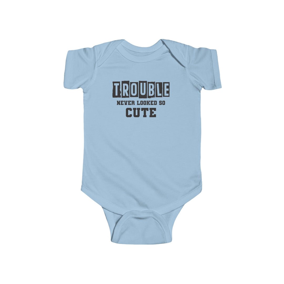 Trouble Never Looked So Cute - Infant Fine Jersey Bodysuit